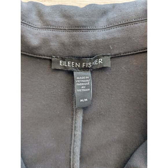 Eileen Fisher Washable Flex Ponte Long Blazer - Picture 2 of 3